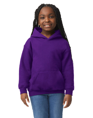 Gildan Heavy Blend Youth Hooded Sweat, White, L (164) bedrucken, Art.-Nr. 278090005