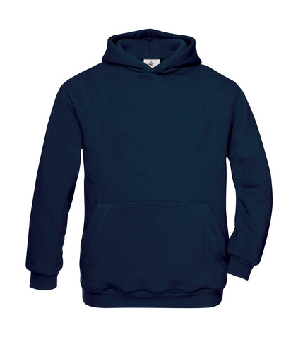 B & C Hooded/kids Sweat, Navy, 9/11 (134/146) bedrucken, Art.-Nr. 278422006 B & C Hooded/kids Sweat, Navy, 9/11 (134/146) bedrucken, Art.-Nr. 278422006