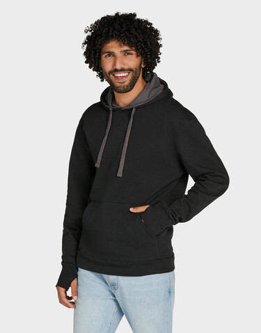 SG Contrast Hooded Sweatshirt Men, Grey/Black, 5XL bedrucken, Art.-Nr. 281521480 SG Contrast Hooded Sweatshirt Men, Grey/Black, 5XL bedrucken, Art.-Nr. 281521480