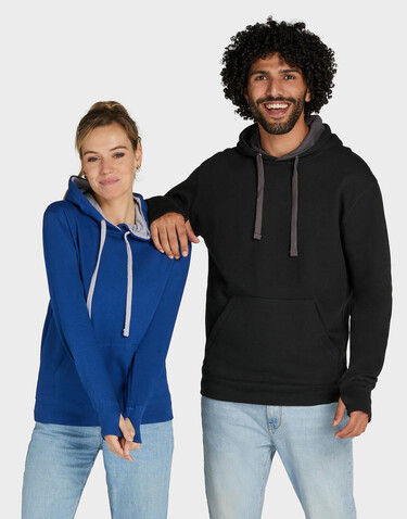 SG Contrast Hooded Sweatshirt Men, Grey/Black, 5XL bedrucken, Art.-Nr. 281521480 SG Contrast Hooded Sweatshirt Men, Grey/Black, 5XL bedrucken, Art.-Nr. 281521480