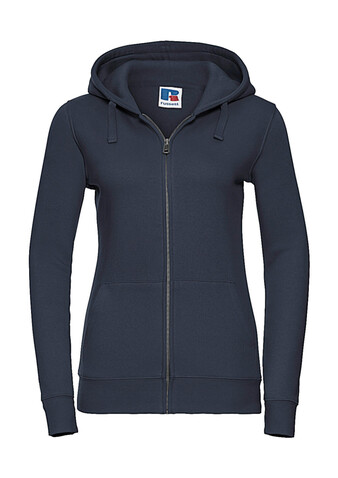 Russell Europe Ladies` Authentic Zipped Hood, French Navy, L bedrucken, Art.-Nr. 283002015 Russell Europe Ladies` Authentic Zipped Hood, French Navy, L bedrucken, Art.-Nr. 283002015