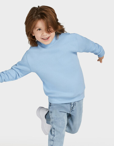 SG Crew Neck Sweatshirt Kids, Light Oxford, 116 (5-6/M) bedrucken, Art.-Nr. 286527194 SG Crew Neck Sweatshirt Kids, Light Oxford, 116 (5-6/M) bedrucken, Art.-Nr. 286527194