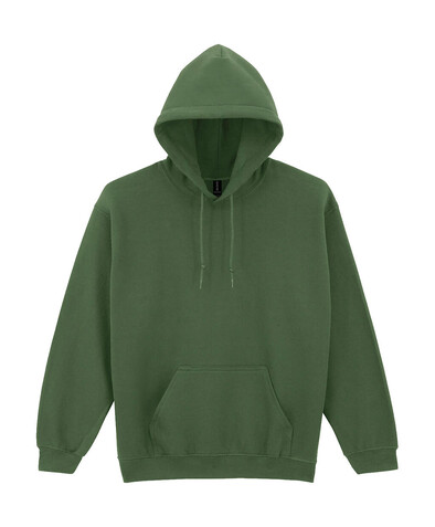 Gildan Heavy Blend Adult Hooded Sweatshirt, Military Green, S bedrucken, Art.-Nr. 290095063