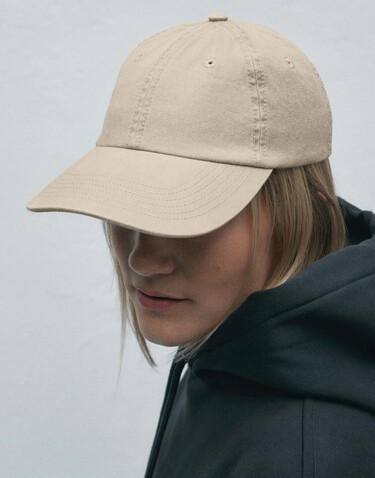 True Blanks Cotton Twill Cap, Washed Oatmeal, One Size bedrucken, Art.-Nr. 300417030
