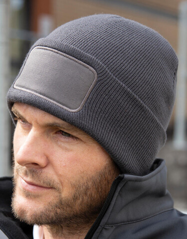 Result Double Knit Printers Beanie, Black, One Size bedrucken, Art.-Nr. 302331010 Result Double Knit Printers Beanie, Black, One Size bedrucken, Art.-Nr. 302331010
