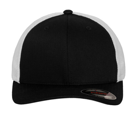 Flexfit Mesh Trucker 2-Tone Cap, Black/White, S/M bedrucken, Art.-Nr. 303681501 Flexfit Mesh Trucker 2-Tone Cap, Black/White, S/M bedrucken, Art.-Nr. 303681501