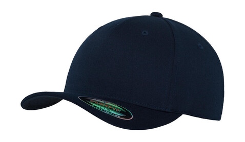 Flexfit Fitted Baseball Cap, White, S/M bedrucken, Art.-Nr. 305680001