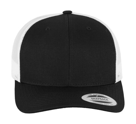 Yupoong Retro Trucker 2-Tone, Black/White, One Size bedrucken, Art.-Nr. 307731500 Yupoong Retro Trucker 2-Tone, Black/White, One Size bedrucken, Art.-Nr. 307731500