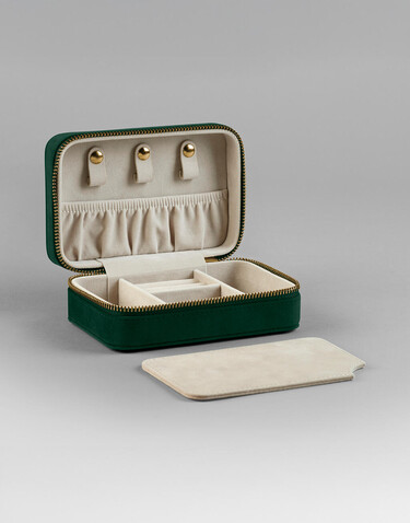 Bag Base Velvet Travel Jewellery Box, Moonstone, One Size bedrucken, Art.-Nr. 308293150