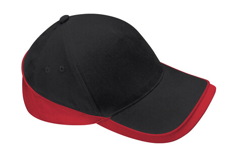 Beechfield Teamwear Competition Cap, Black/Classic Red, One Size bedrucken, Art.-Nr. 317691540 Beechfield Teamwear Competition Cap, Black/Classic Red, One Size bedrucken, Art.-Nr. 317691540
