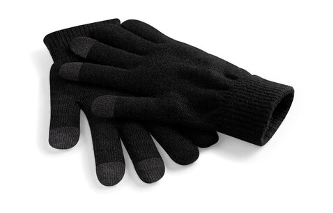 Beechfield TouchScreen Smart Gloves, Black, S/M bedrucken, Art.-Nr. 324691011 Beechfield TouchScreen Smart Gloves, Black, S/M bedrucken, Art.-Nr. 324691011
