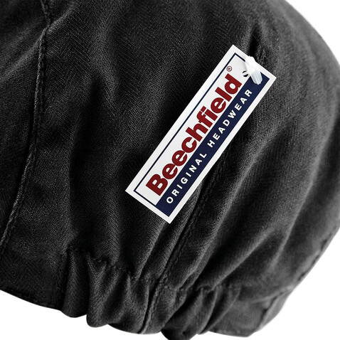 Beechfield Vintage Flat Cap, Black, S/M bedrucken, Art.-Nr. 326691011 Beechfield Vintage Flat Cap, Black, S/M bedrucken, Art.-Nr. 326691011
