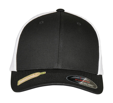 Flexfit Flexfit Trucker Recycled Mesh, Black/White, S/M bedrucken, Art.-Nr. 329681501 Flexfit Flexfit Trucker Recycled Mesh, Black/White, S/M bedrucken, Art.-Nr. 329681501
