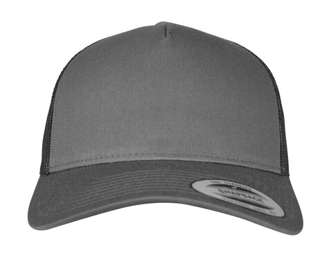 Flexfit 5-Panel Retro Trucker Cap, Charcoal, One Size bedrucken, Art.-Nr. 331681300 Flexfit 5-Panel Retro Trucker Cap, Charcoal, One Size bedrucken, Art.-Nr. 331681300