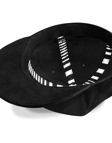 Beechfield Pro-Stretch Flat Peak Cap, Black, One Size bedrucken, Art.-Nr. 332691010 Beechfield Pro-Stretch Flat Peak Cap, Black, One Size bedrucken, Art.-Nr. 332691010