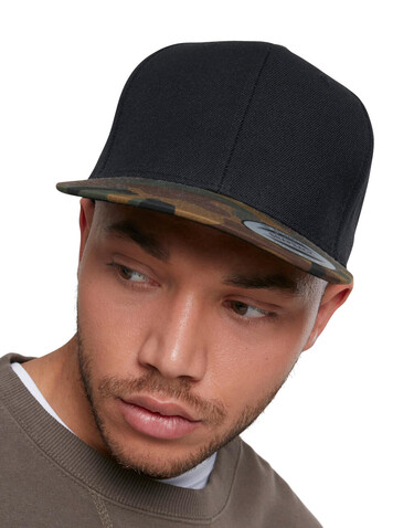 Flexfit Classic Snapback 2-Tone Camo, Black/Green Camo, One Size bedrucken, Art.-Nr. 356681760 Flexfit Classic Snapback 2-Tone Camo, Black/Green Camo, One Size bedrucken, Art.-Nr. 356681760