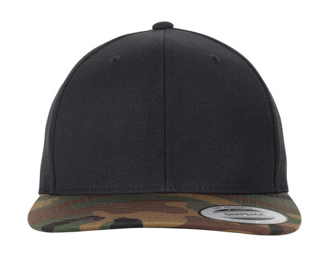 Flexfit Classic Snapback 2-Tone Camo, Black/Green Camo, One Size bedrucken, Art.-Nr. 356681760 Flexfit Classic Snapback 2-Tone Camo, Black/Green Camo, One Size bedrucken, Art.-Nr. 356681760
