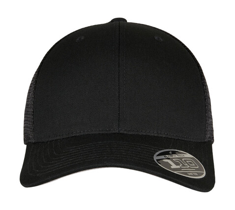 Flexfit 110 Mesh Cap, Black, One Size bedrucken, Art.-Nr. 361681010