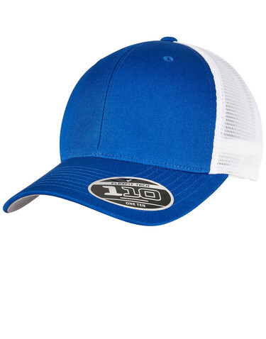 Flexfit 110 Mesh 2-Tone Cap, Black/White, One Size bedrucken, Art.-Nr. 362681500
