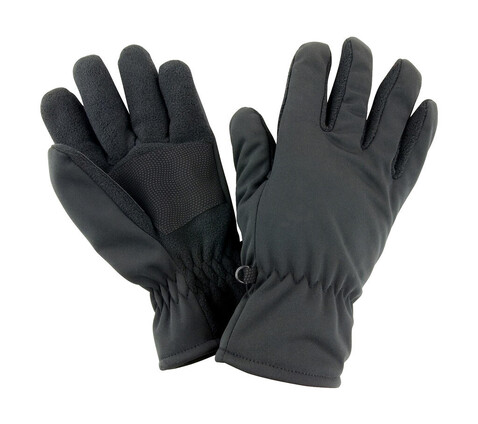 Result Softshell Thermal Glove, Black, S/M bedrucken, Art.-Nr. 364331011 Result Softshell Thermal Glove, Black, S/M bedrucken, Art.-Nr. 364331011