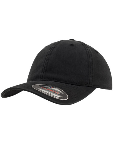 Flexfit Flexfit Garment Washed Cotton Dad Hat, Black, S/M bedrucken, Art.-Nr. 365681011 Flexfit Flexfit Garment Washed Cotton Dad Hat, Black, S/M bedrucken, Art.-Nr. 365681011