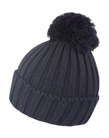 Result Hdi Quest Knitted Hat, Black, One Size bedrucken, Art.-Nr. 369331010 Result Hdi Quest Knitted Hat, Black, One Size bedrucken, Art.-Nr. 369331010
