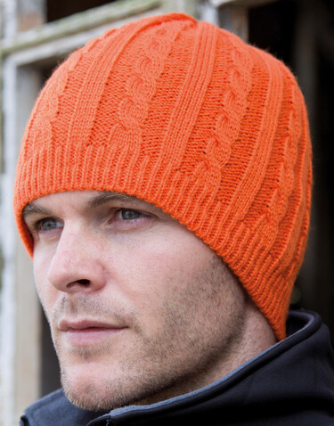 Result Mariner Knitted Hat, Grey/Black, One Size bedrucken, Art.-Nr. 370331480 Result Mariner Knitted Hat, Grey/Black, One Size bedrucken, Art.-Nr. 370331480