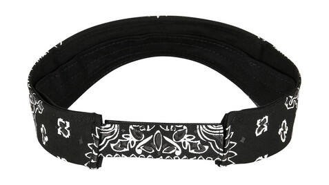 Flexfit Visor Bandana Print, White, One Size bedrucken, Art.-Nr. 370680000