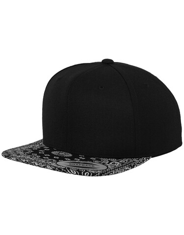 Flexfit Bandana Snapback, Black/Paisley, One Size bedrucken, Art.-Nr. 383681770 Flexfit Bandana Snapback, Black/Paisley, One Size bedrucken, Art.-Nr. 383681770