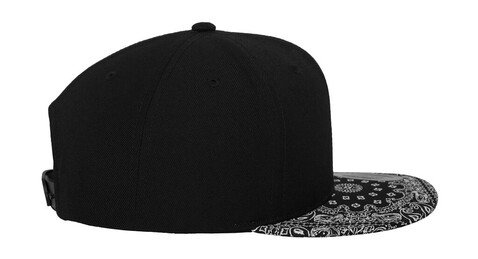 Flexfit Bandana Snapback, Black/Paisley, One Size bedrucken, Art.-Nr. 383681770 Flexfit Bandana Snapback, Black/Paisley, One Size bedrucken, Art.-Nr. 383681770