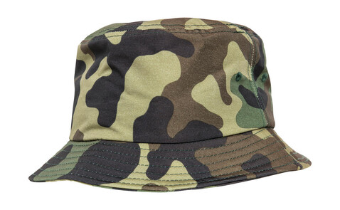 Flexfit Camo Bucket Hat, Green Camo, One Size bedrucken, Art.-Nr. 384685060 Flexfit Camo Bucket Hat, Green Camo, One Size bedrucken, Art.-Nr. 384685060