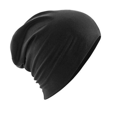 Beechfield Hemsedal Cotton Slouch Beanie, Black, One Size bedrucken, Art.-Nr. 385691010 Beechfield Hemsedal Cotton Slouch Beanie, Black, One Size bedrucken, Art.-Nr. 385691010