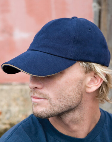 Result Caps Sandwich Brushed Cotton Cap, Black/Red, One Size bedrucken, Art.-Nr. 390341540 Result Caps Sandwich Brushed Cotton Cap, Black/Red, One Size bedrucken, Art.-Nr. 390341540