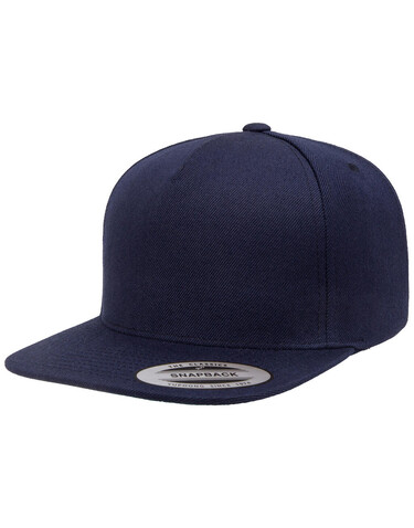 Flexfit Premium 5 Panel Snapback, Black/Black, One Size bedrucken, Art.-Nr. 399681510 Flexfit Premium 5 Panel Snapback, Black/Black, One Size bedrucken, Art.-Nr. 399681510