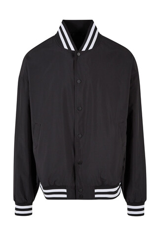 Build Your Brand Light College Jacket, Black, XS bedrucken, Art.-Nr. 403391010
