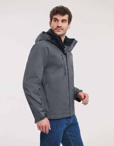 Russell Europe HydraPlus 2000 Jacket, Black, XS bedrucken, Art.-Nr. 410001012