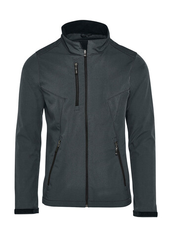 SG Signature Tagless Softshell Jacket Men, Charcoal, XL bedrucken, Art.-Nr. 411521305