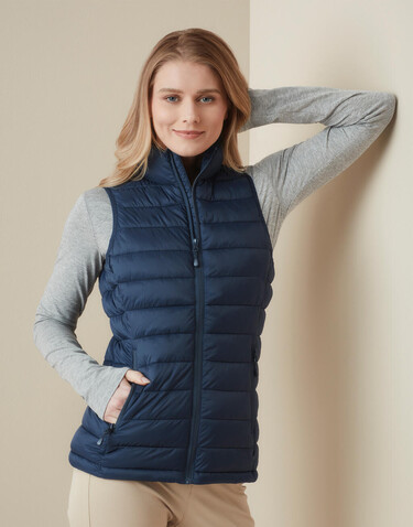 Stedman Lux Padded Vest Women, Black Opal, S bedrucken, Art.-Nr. 413051023