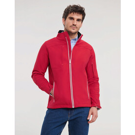 Russell Europe Men`s Bionic Softshell Jacket, Stone, XS bedrucken, Art.-Nr. 417000092