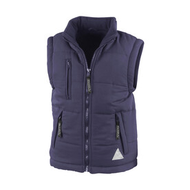 Result Junior Ultra Padded Bodywarmer, Navy, 2XS (2-3) bedrucken, Art.-Nr. 417332001
