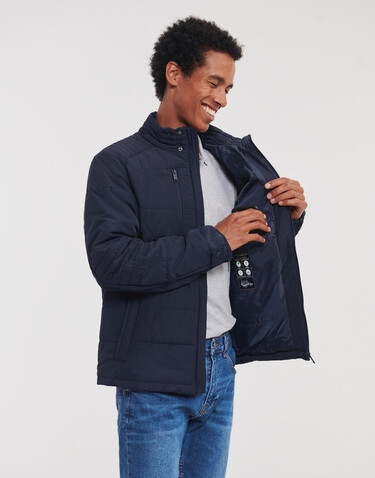 Russell Europe Men`s Cross Jacket, Black, S bedrucken, Art.-Nr. 419001013