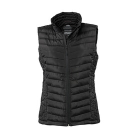 Tee Jays Ladies` Zepelin Vest, Black, S bedrucken, Art.-Nr. 420541013