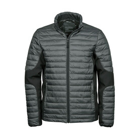Tee Jays Crossover Jacket, Space Grey/Black, S bedrucken, Art.-Nr. 421541703