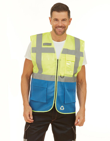 Yoko Fluo Open Mesh Executive Waistcoat, Fluo Orange, S bedrucken, Art.-Nr. 423774053 Yoko Fluo Open Mesh Executive Waistcoat, Fluo Orange, S bedrucken, Art.-Nr. 423774053