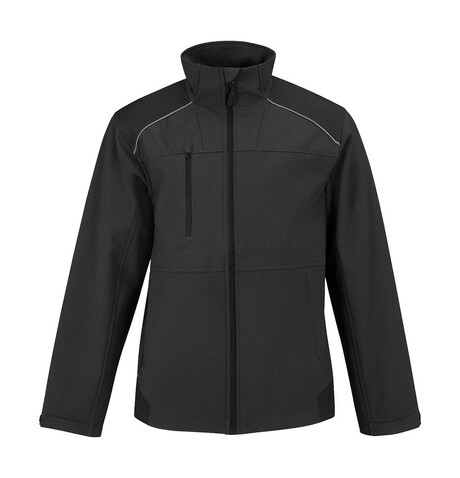 B &amp; C Shield Softshell PRO Jacket, Black, 4XL bedrucken, Art.-Nr. 425421019
