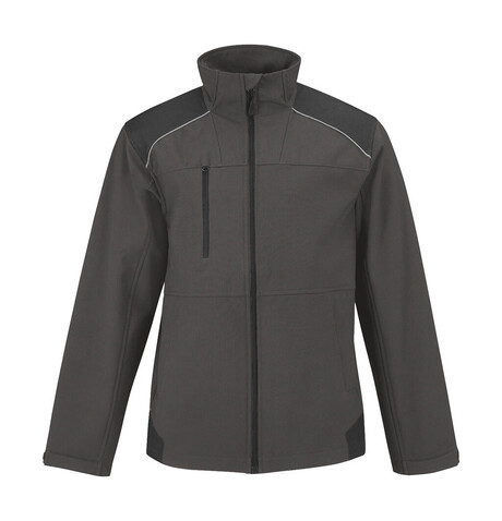 B &amp; C Shield Softshell PRO Jacket, Dark Grey, S bedrucken, Art.-Nr. 425421283