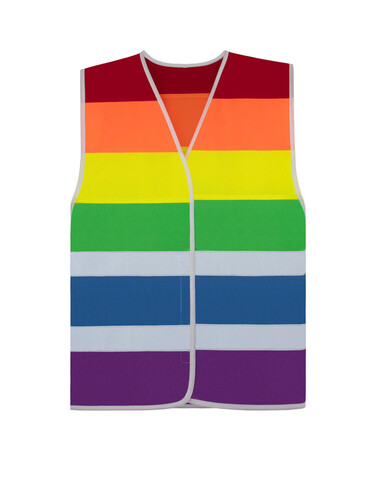 Korntex National Flag Vest Pride, Rainbow, S/M bedrucken, Art.-Nr. 436139993 Korntex National Flag Vest Pride, Rainbow, S/M bedrucken, Art.-Nr. 436139993