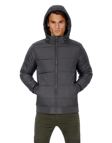 B & C Superhood/men Jacket, White/Warm Grey, 2XL bedrucken, Art.-Nr. 437420727 B & C Superhood/men Jacket, White/Warm Grey, 2XL bedrucken, Art.-Nr. 437420727
