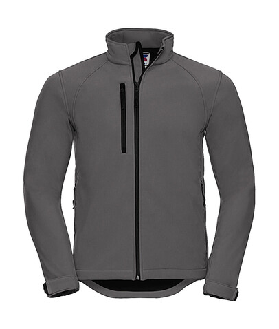 Russell Europe Softshell Jacket, Titanium, S bedrucken, Art.-Nr. 438001393