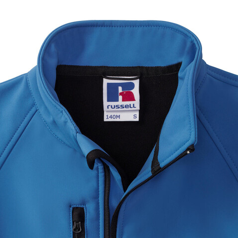 Russell Europe Softshell Jacket, Azure, XL bedrucken, Art.-Nr. 438003166
